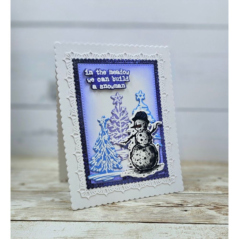 Tim Holtz Cling Rubber Stamps Tattered Christmas cms318