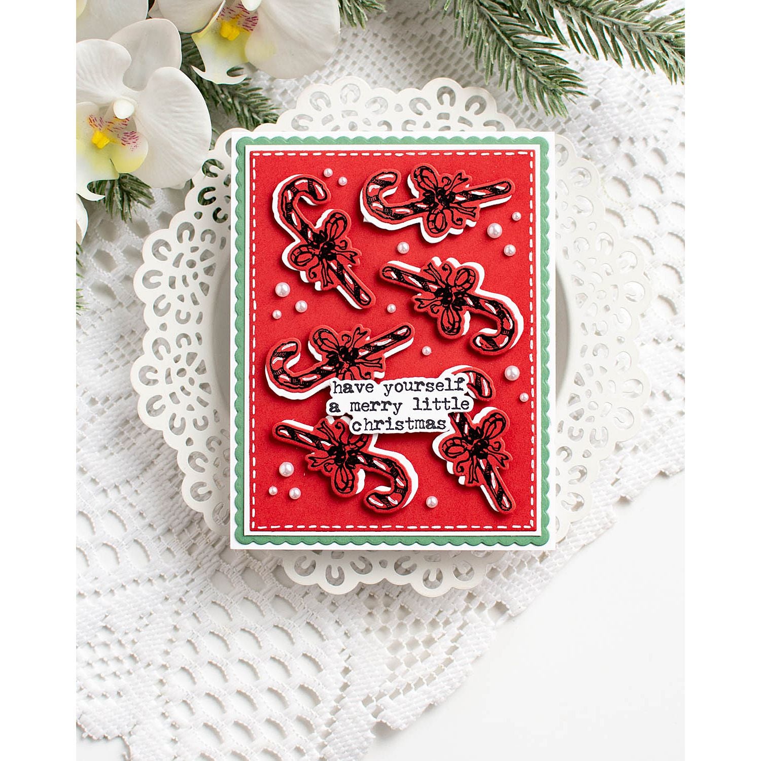 Simon Says Stamp Tattered Christmas Wafer Dies 318sss Christmas Card | color-code:ALT04