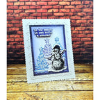 Tim Holtz Tattered Christmas Stamps with Simon Says Stamp Dies Bundle settc25 Christmas Card