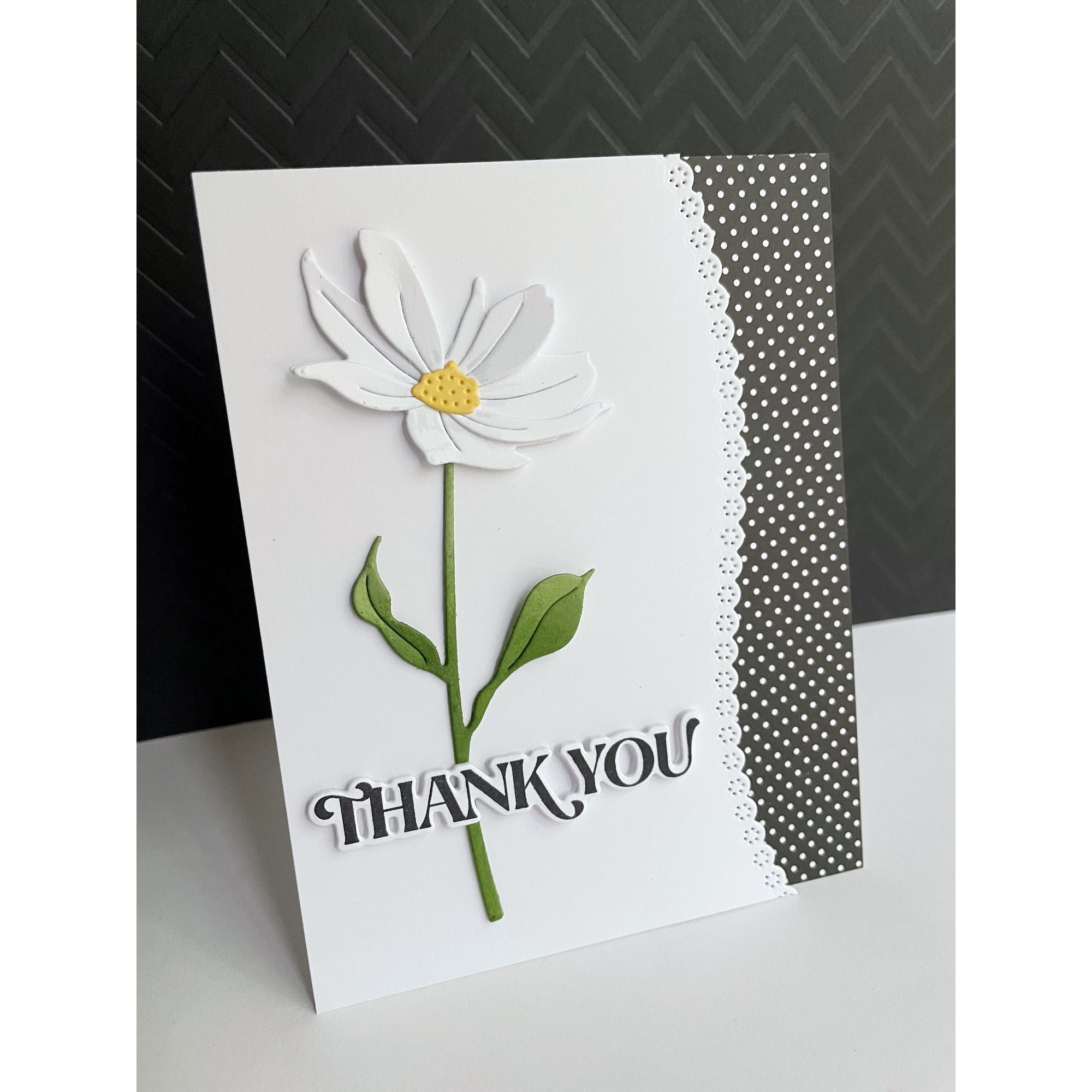 Simon Says Stamp Tattered Daisy Wafer Die s989 Moments in Time Thank You Card | color-code:ALT10