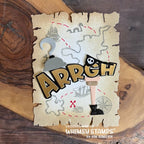 Whimsy Stamps Arrgh Accessories Dies WSD210 treasure map
