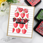 CZ Design Teacher Wafer Dies czd205 Just A Note Teacher Card | color-code:ALT03