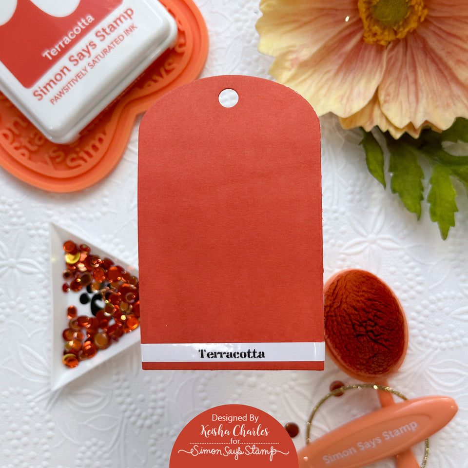 Simon Says Stamp Pawsitively Saturated Ink and Re-inker Set Terracotta Be Bold