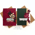 CZ Design Thank You Basics Wafer Dies czd260c Moments in Time Thank You Cards
