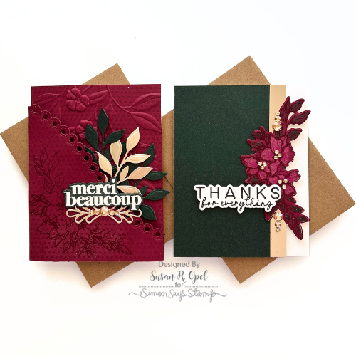 CZ Design Thank You Basics Wafer Dies czd260c Moments in Time Thank You Cards