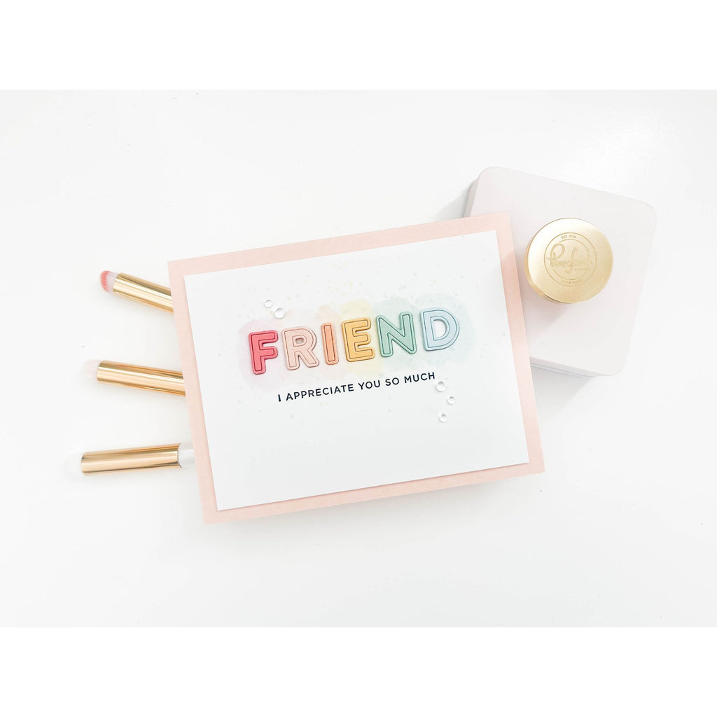 CZ Design Clear Stamps Thank You Basics cz393c Rain or Shine Thank You Card