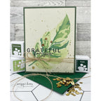 CZ Design Clear Stamps Thank You Basics cz393c Rain or Shine Thank You Card | color-code:ALT08