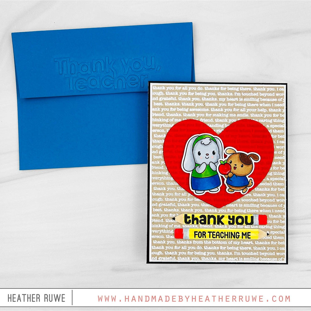 Simon Says Clear Stamps Thank You Teacher 3218ssc Moments in Time Thank You Card | color-code:ALT04