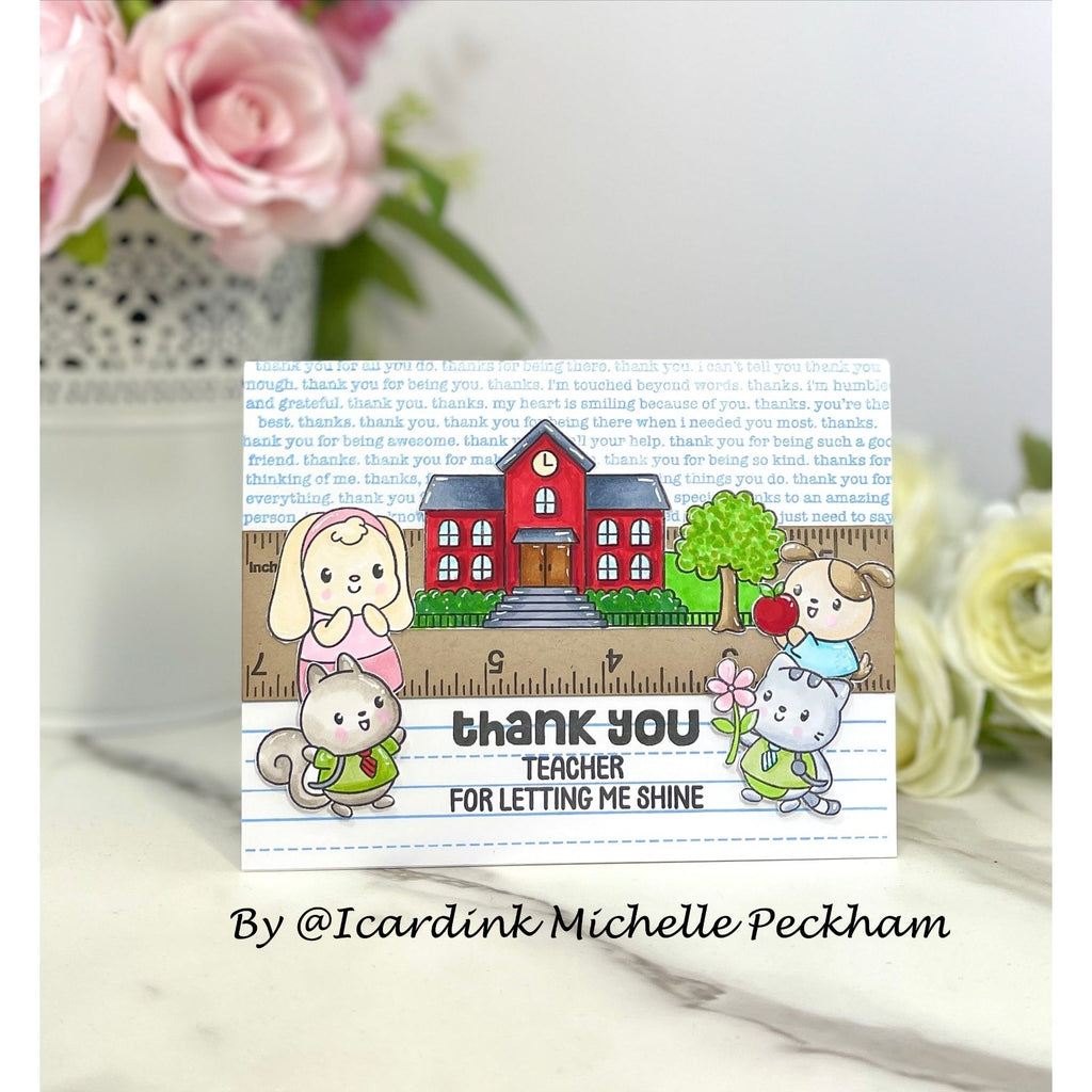 Simon Says Stamps and Dies Thank You Teacher set987ty Moments in Time Teacher Card