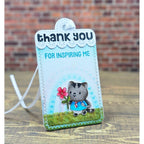 Simon Says Clear Stamps Thank You Teacher 3218ssc Moments in Time Thank You Tag