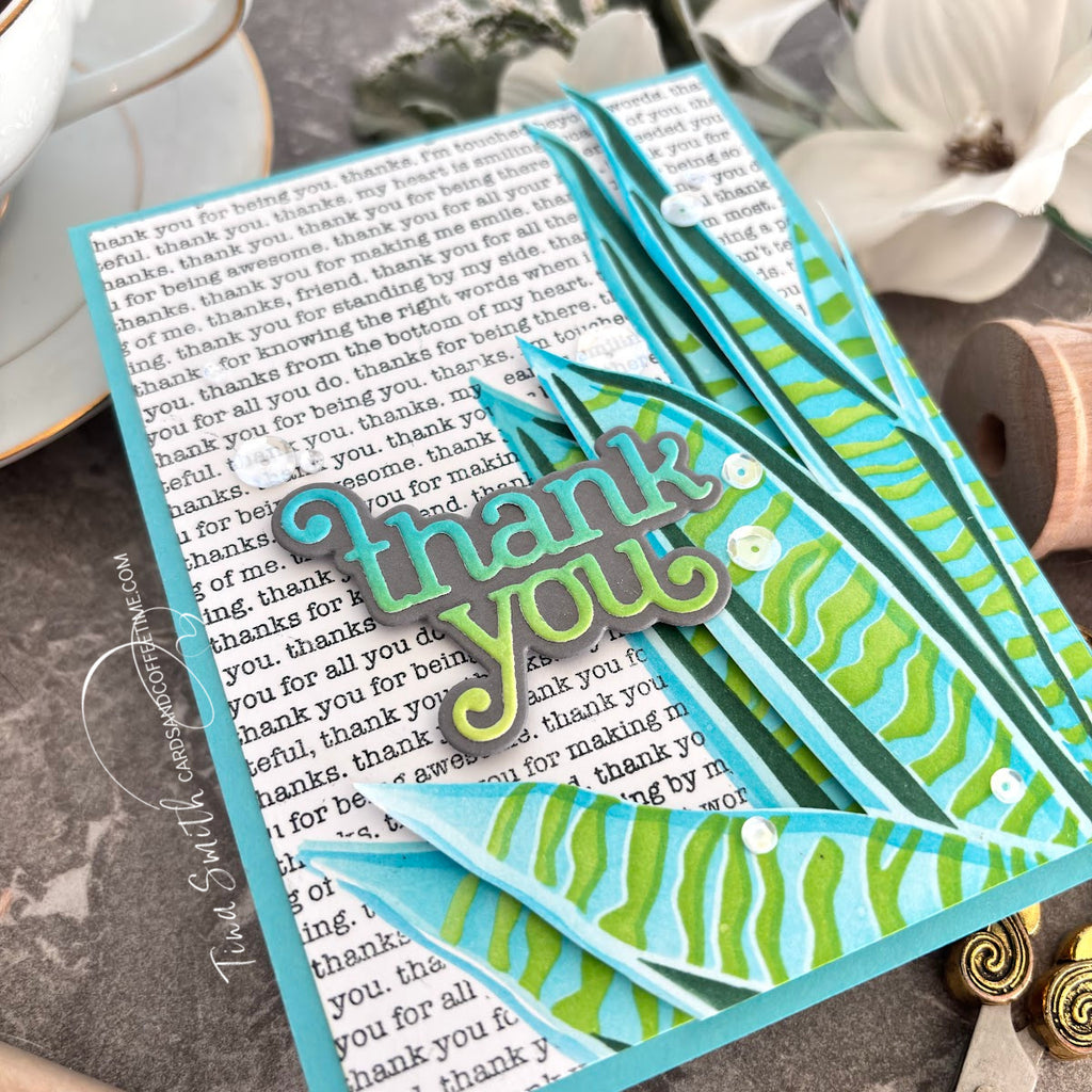 Simon Says Clear Stamp Thank You Text 1209ss Moments in Time Thank You Card | color-code:ALT01