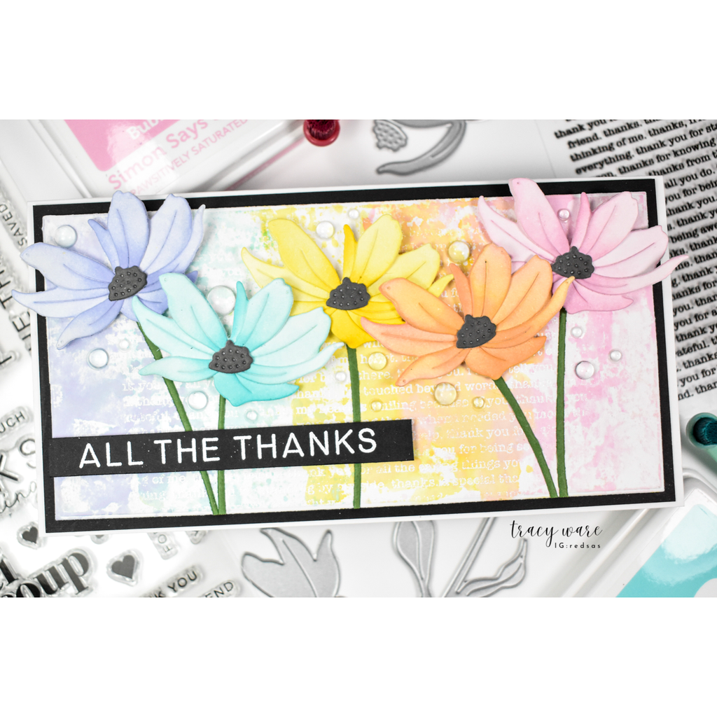 Simon Says Clear Stamp Thank You Text 1209ss Moments in Time Thank You Card | color-code:ALT05