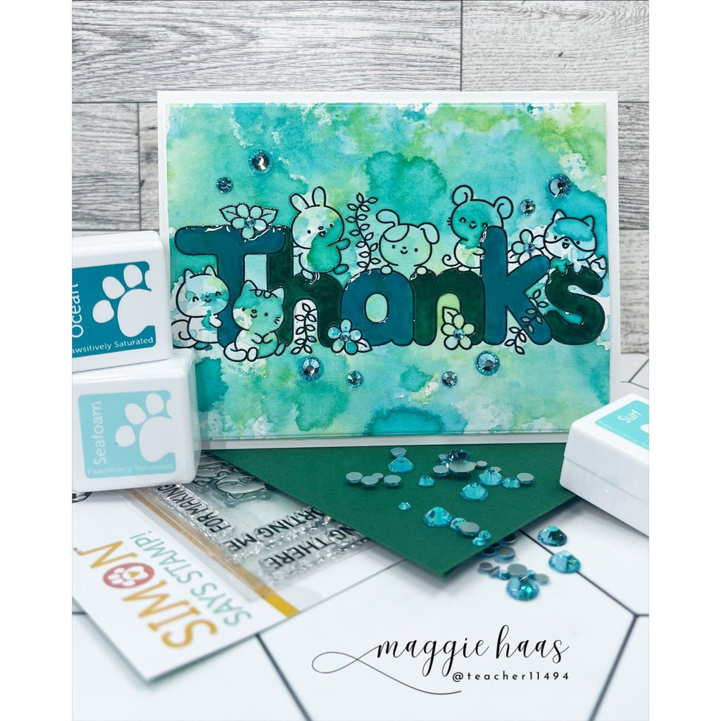 Simon Says Stamps and Dies Thanks Always set976ta Thank You Card