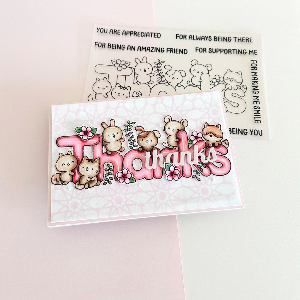 Simon Says Stamps and Dies Thanks Always set976ta Thank You Card