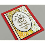  Gina K Designs Flutterby Friends Poly-Glaze Foiling Sheets pgff Thank you for everything | color-code:alt1