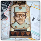 Simon Says Stamp The Inspector Wafer Dies 465sss Steam Punk Tag