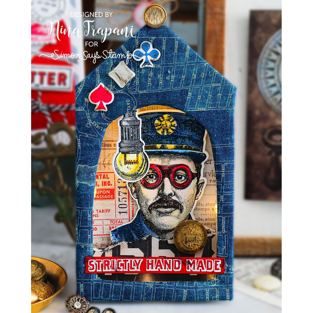 Simon Says Stamp The Inspector Wafer Dies 465sss Steam Punk Tag | color-code:ALT04