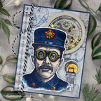 Simon Says Stamp The Inspector Wafer Dies 465sss Steam Punk Card | color-code:ALT05