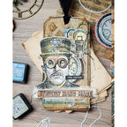 Simon Says Stamp The Inspector Wafer Dies 465sss Steam Punk Tag