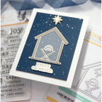 PREORDER Simon Says Stamp The Manger Wafer Die sssd112962 Christmas Card