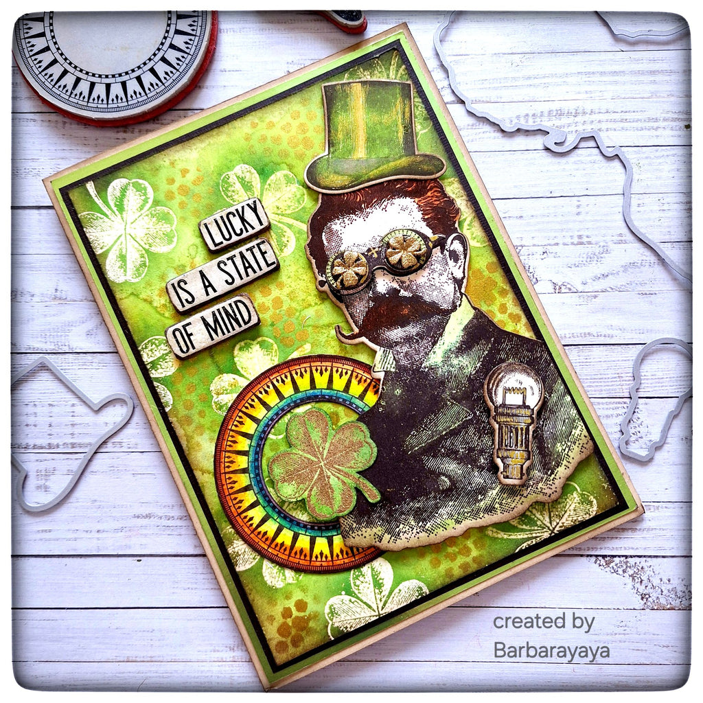 Simon Says Stamp The Professor Suite Wafer Dies 373sss395 St. Patricks' Day Steam Punk