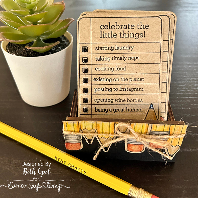 Simon Says Clear Stamps The Write Stuff sss202714c Just A Note Encouragement Cards | color-code:ALT03