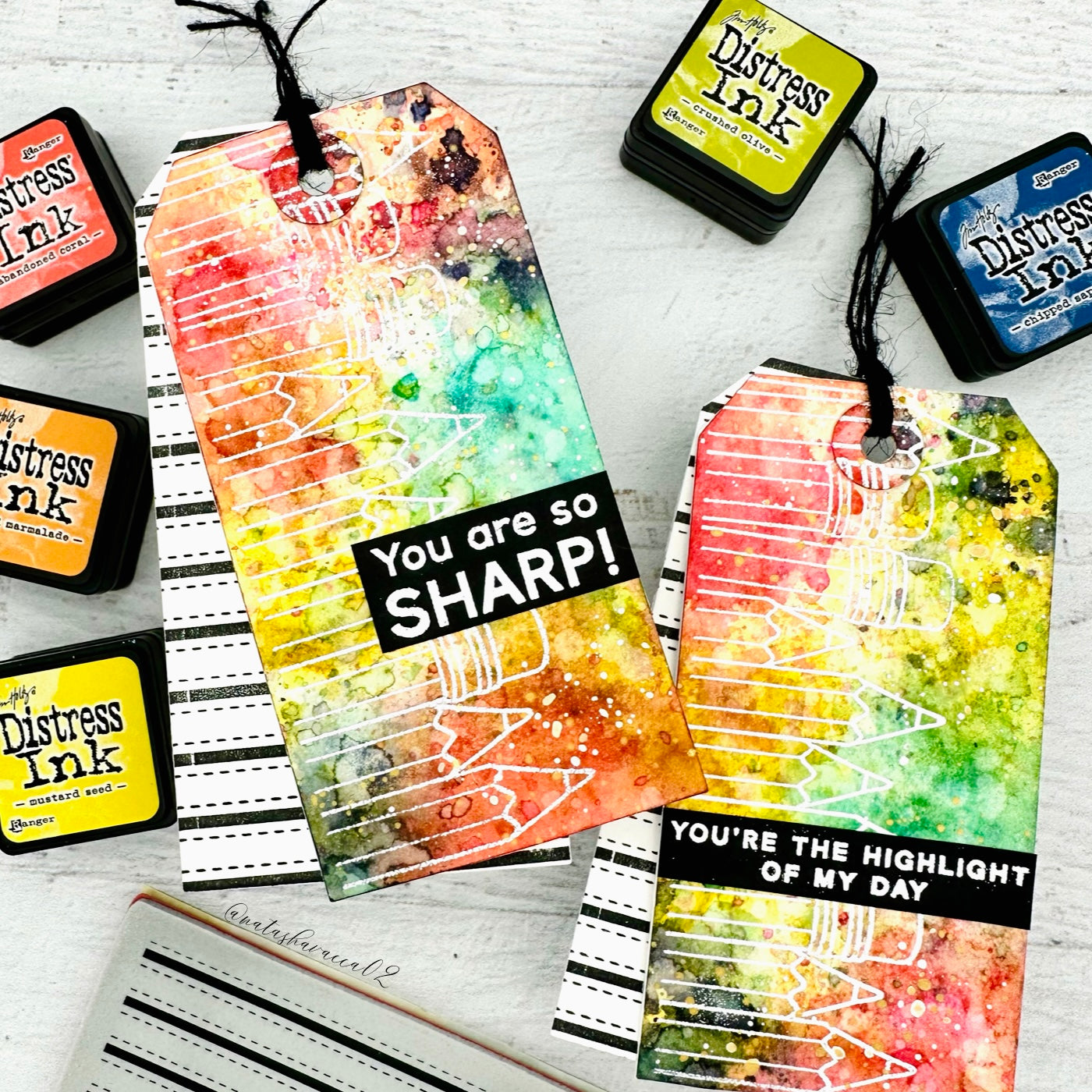 Simon Says Clear Stamps The Write Stuff sss202714c Just A Note Back to School Bookmarks