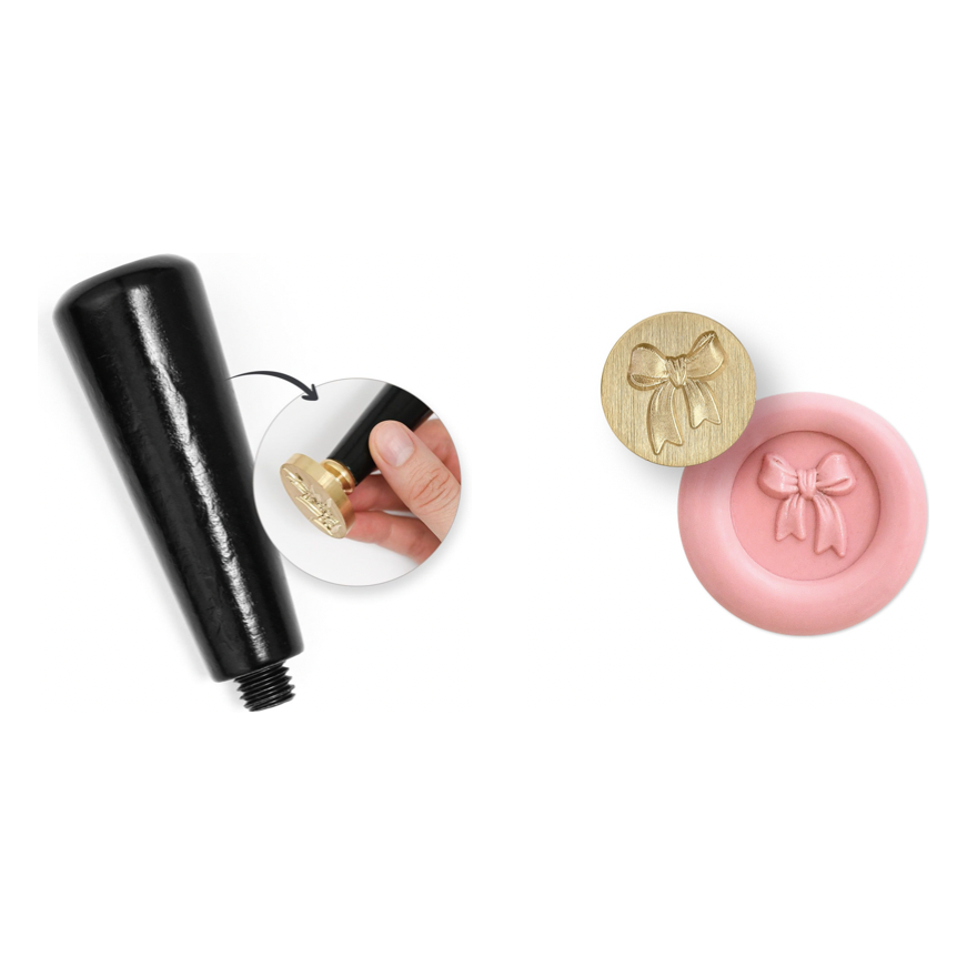 The Altenew Mini Bow Wax Seal Stamp and Wax Stamp Handle Set