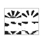 The Crafter's Workshop A2 Layered Hello Sunshine Stencils tcw6070 layers