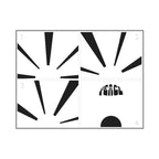 The Crafter's Workshop A2 Layered Peace Sunray Stencils tcw6071 layers