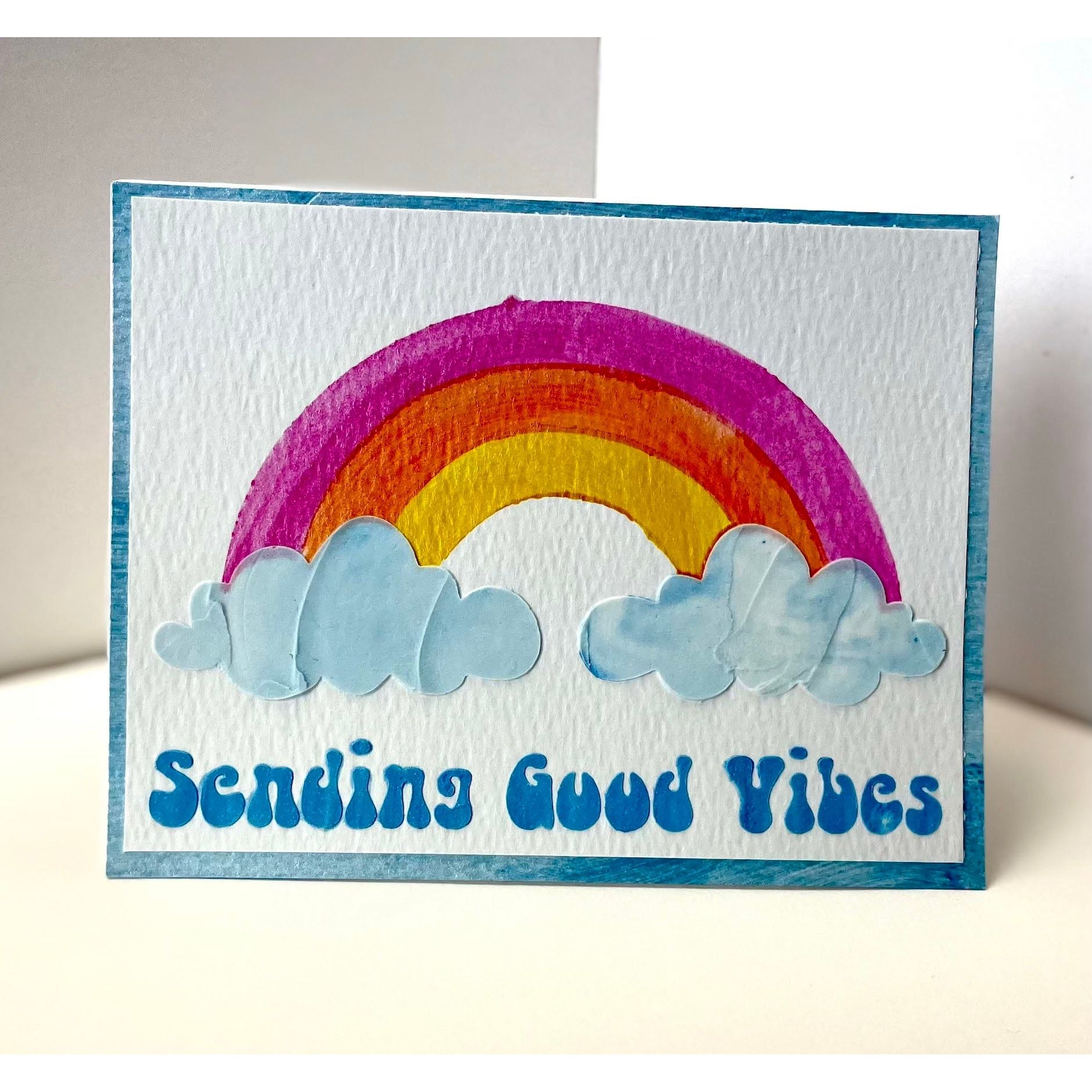 The Crafter's Workshop A2 Layered Rainbow Vibes Stencils tcw6069 good