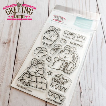 The Greeting Farm Amelia the Bunny Stamps