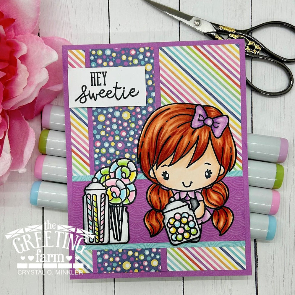 The Greeting Farm Anya's Candy Shop Stamps Hey Sweetie | color-code:ALT01