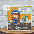 The Greeting Farm Artsy Kids Stamps Create a Masterpiece Card | color-code:ALT01