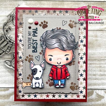 The Greeting Farm Dog Dad Ian Stamps Best Pal | color-code:ALT02