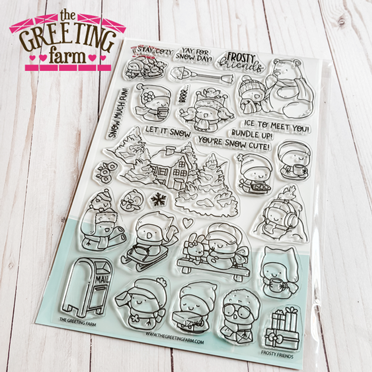 The Greeting Farm Frosty Friends Kit Stamps