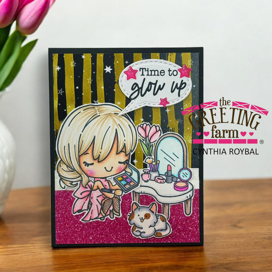 The Greeting Farm Glow Up Anya Stamps Time to Glow Up | color-code:ALT01