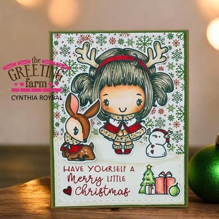 The Greeting Farm Holiday Anya 12 Stamps Merry Little Christmas | color-code:ALT01