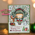 The Greeting Farm Holiday Anya 12 Stamps Merry Little Christmas | color-code:ALT01