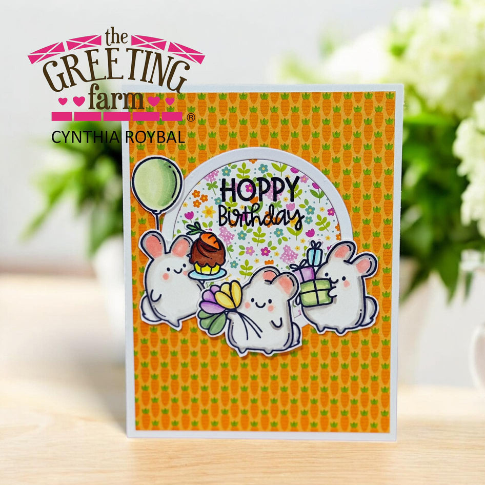 The Greeting Farm Hunny Bunny Stamps Carrot Background | color-code:ALT01