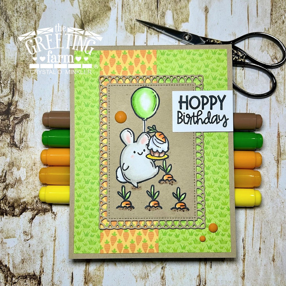 The Greeting Farm Hunny Bunny Stamps Hoppy Birthday | color-code:ALT03