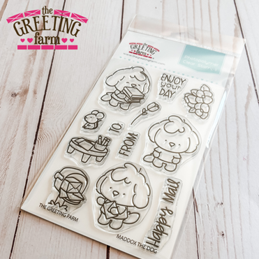The Greeting Farm Maddox the Dog Stamps