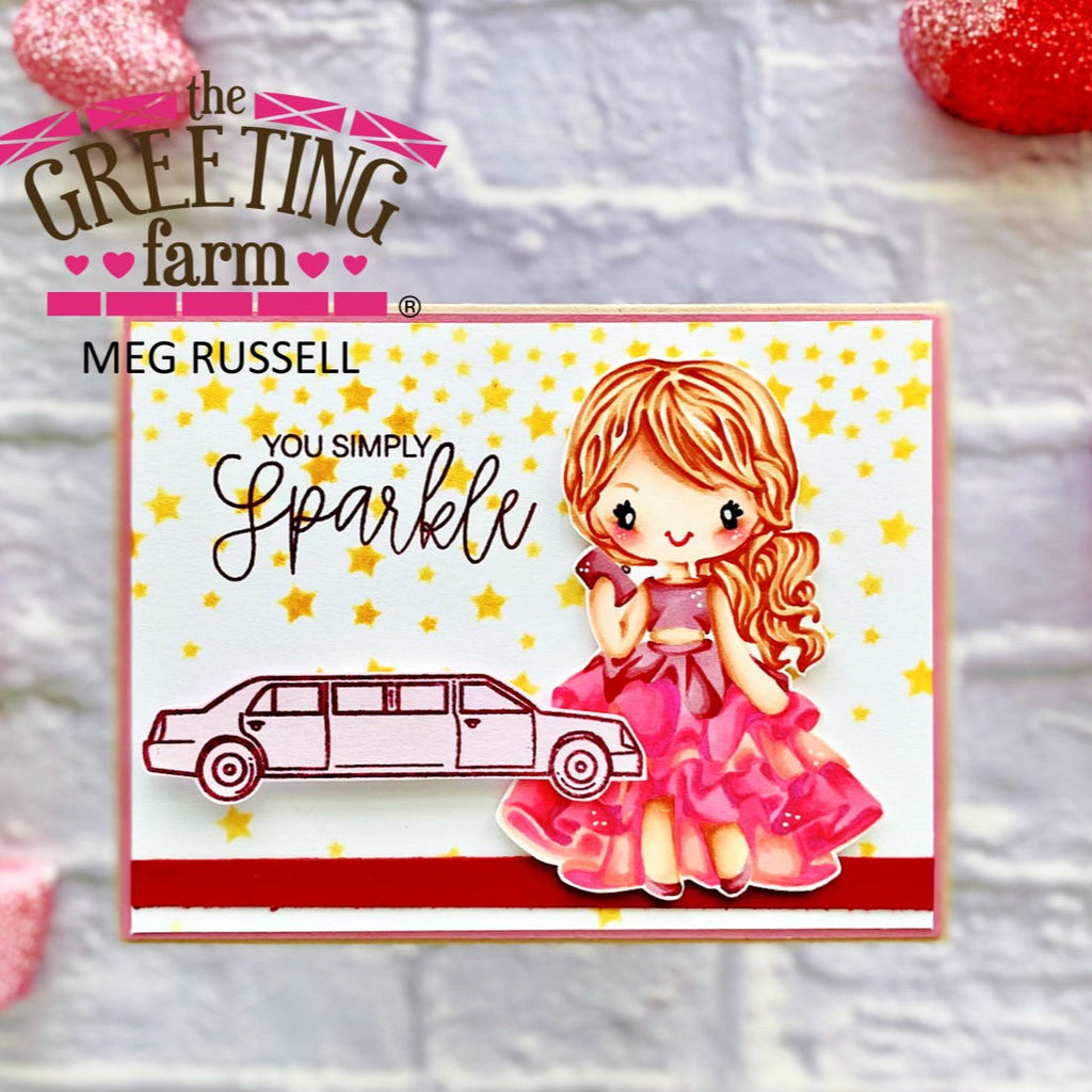 The Greeting Farm Miss Anya Red Carpet Stamps Starry Sparkle | color-code:ALT03