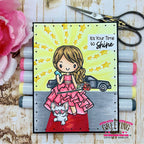 The Greeting Farm Miss Anya Red Carpet Stamps Time to Shine | color-code:ALT01