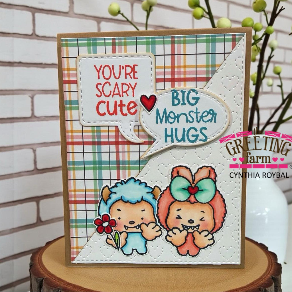 The Greeting Farm Monster Hugs Stamps Scary But Cute | color-code:ALT01