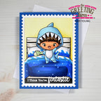 The Greeting Farm One of a Kind Stamps fintastic