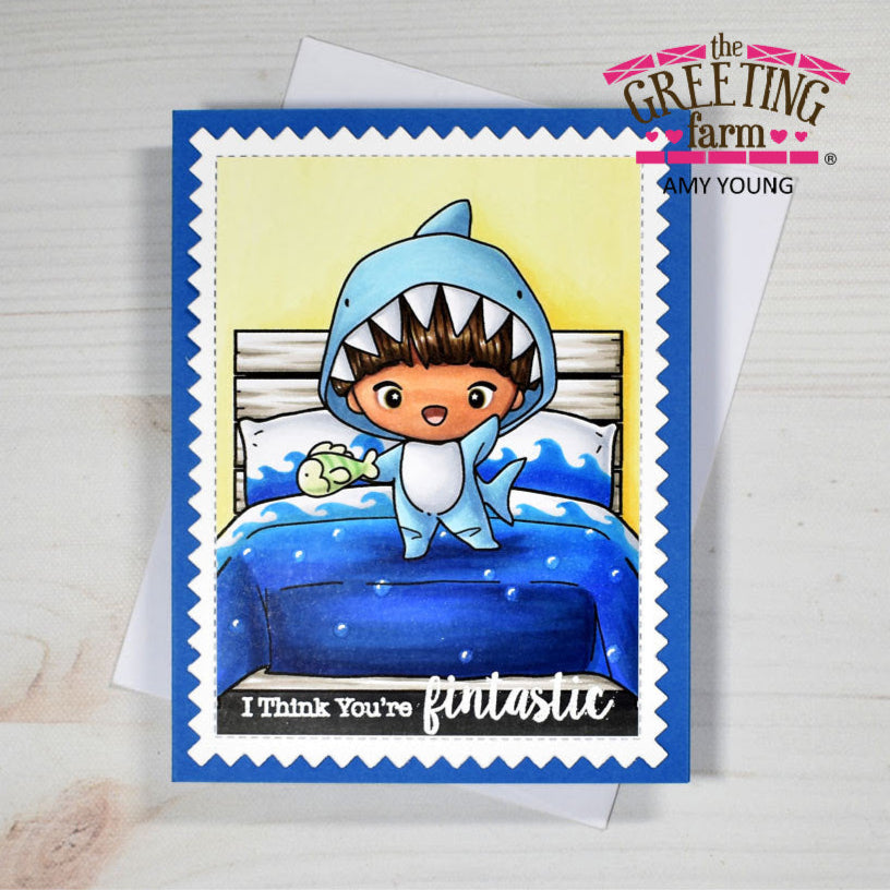 The Greeting Farm One of a Kind Stamps fintastic