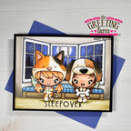 The Greeting Farm One of a Kind Stamps sleepover
