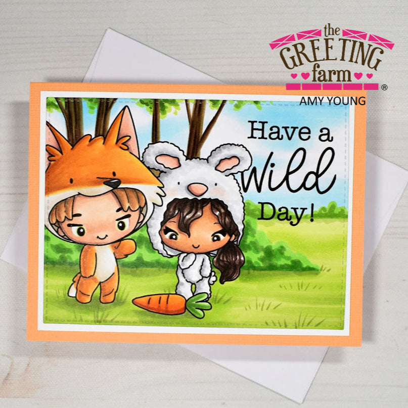 The Greeting Farm One of a Kind Stamps wild day