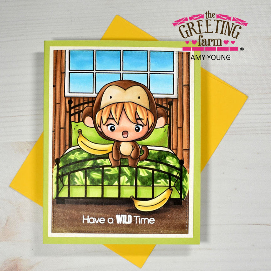 The Greeting Farm One of a Kind Stamps wild time